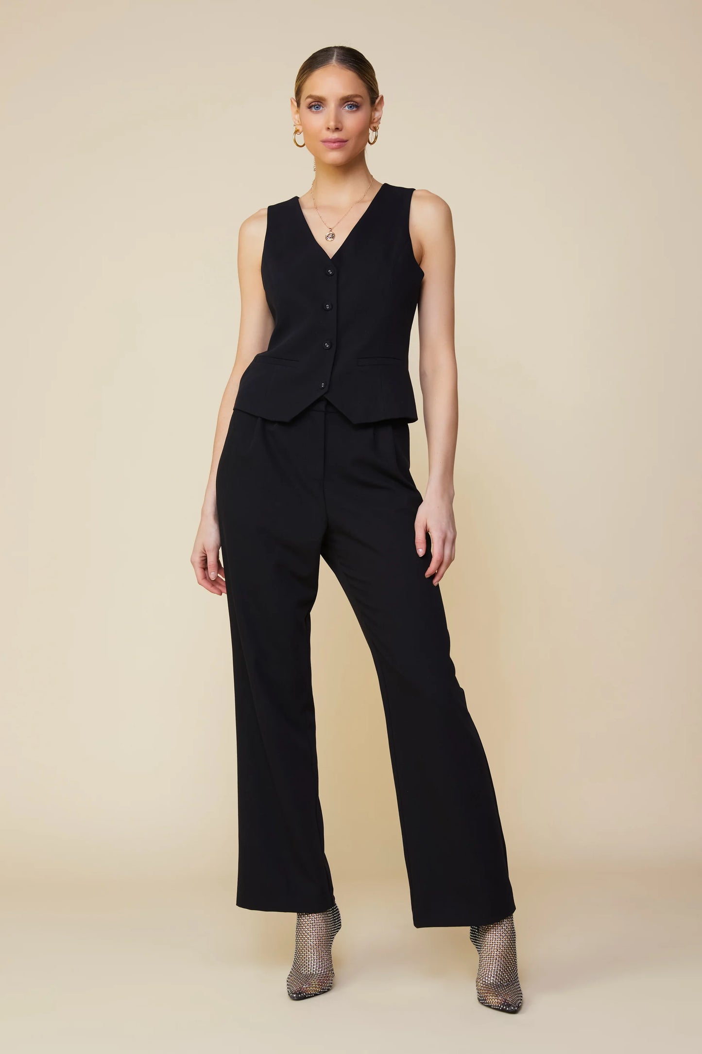 Front Pleat Trousers