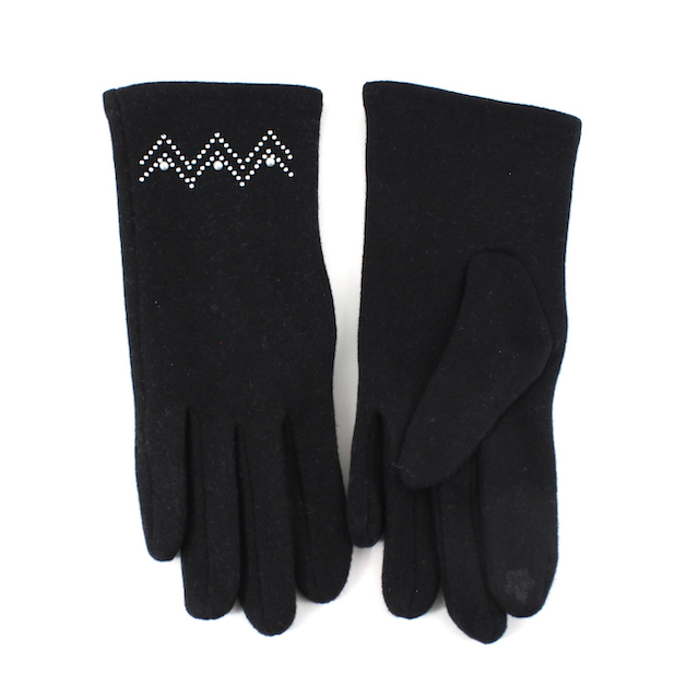 Black Sparkle Gloves