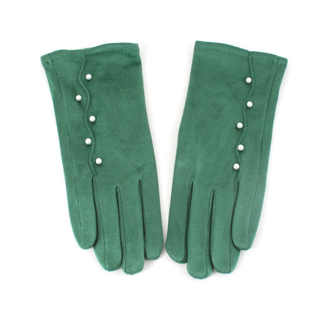 Pearly Green Gloves