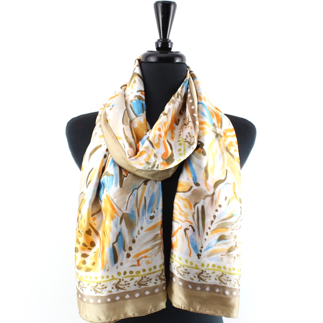 Beige Freesia Scarf