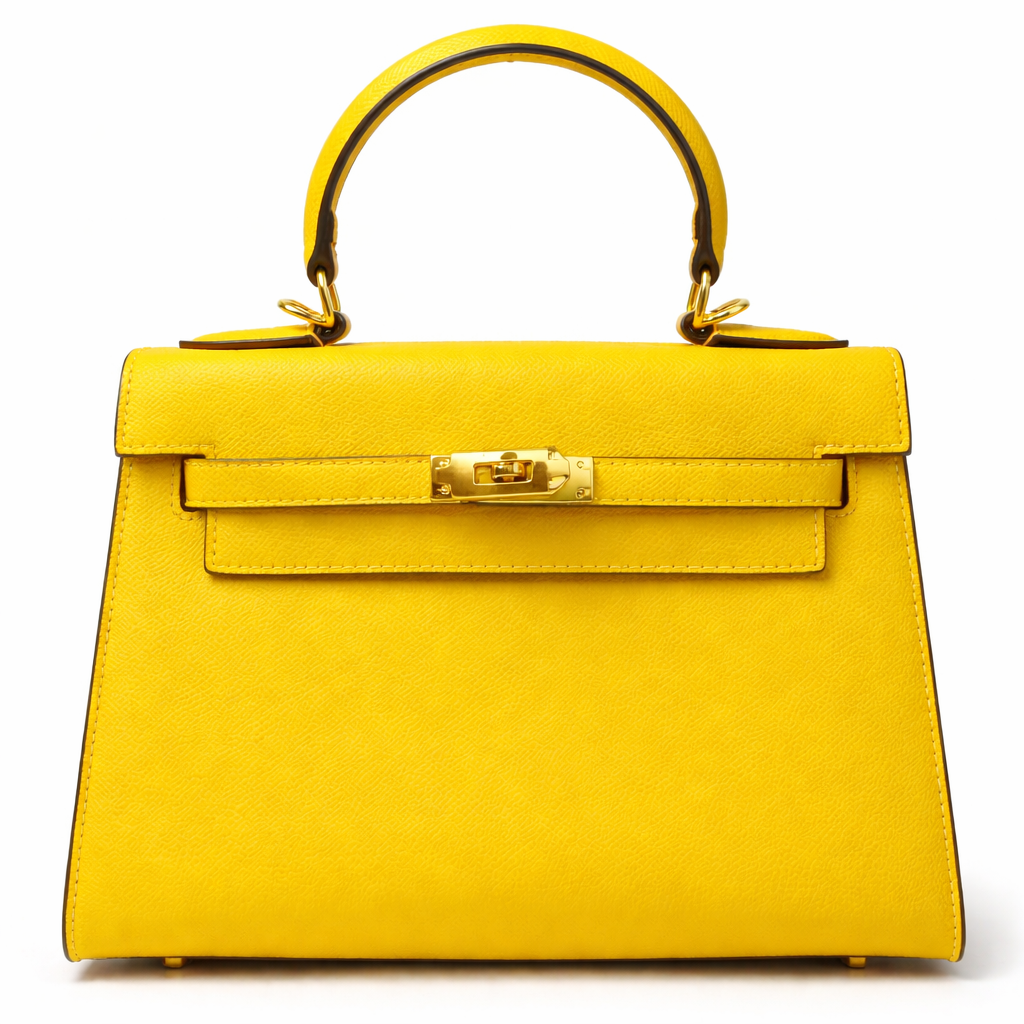 Yellow Uptown Top-Handle Bag