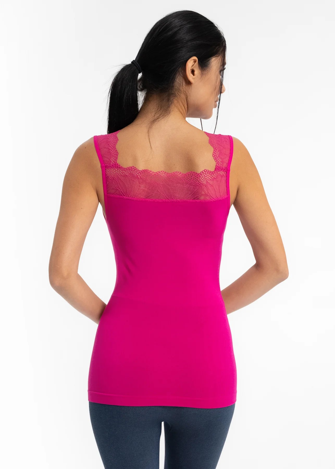 Reversible Lace Insert Top