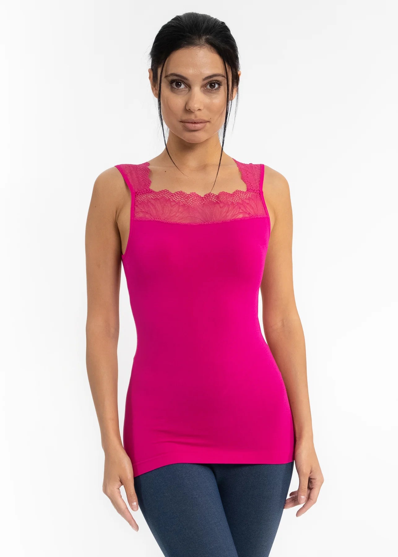 Reversible Lace Insert Top