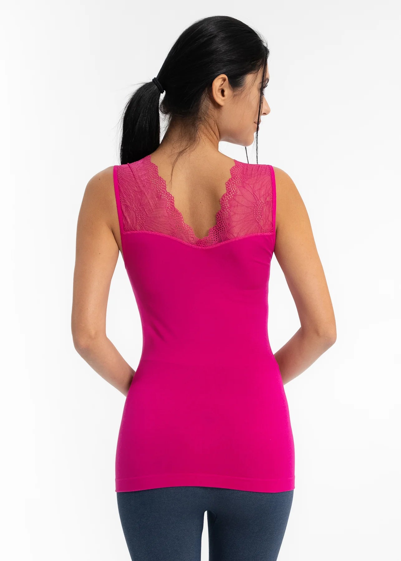Reversible Lace Insert Top
