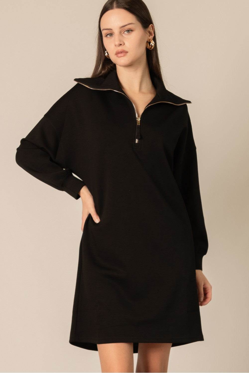 Burgundy Butter Modal Dress