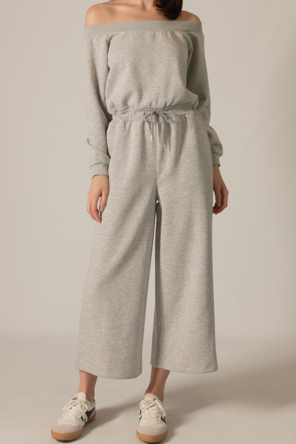 Haeather Sunday Stroll Off-Shoulder Jumpsuit