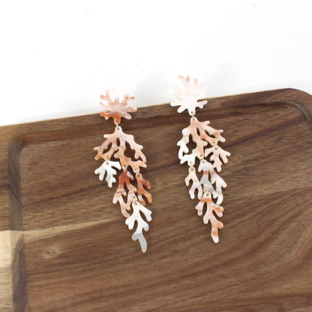 Ivory Branches Earrings