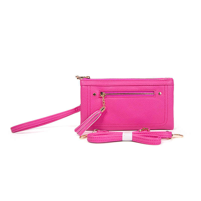 Hot PinkCrossbody Wristlet
