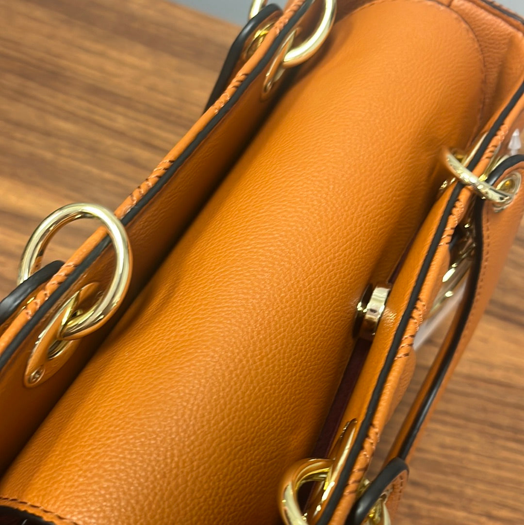 Quilted Cognac