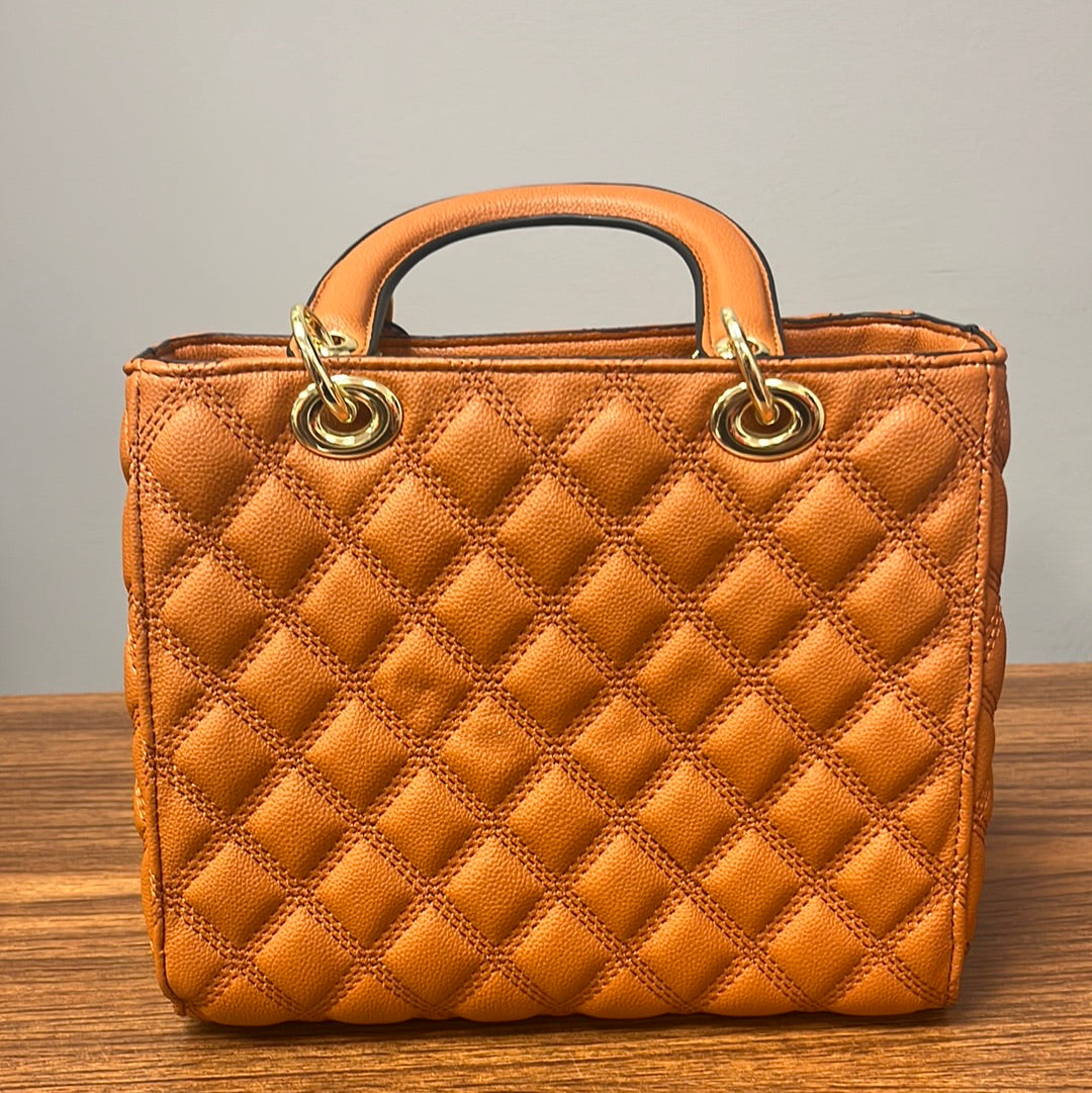Quilted Cognac