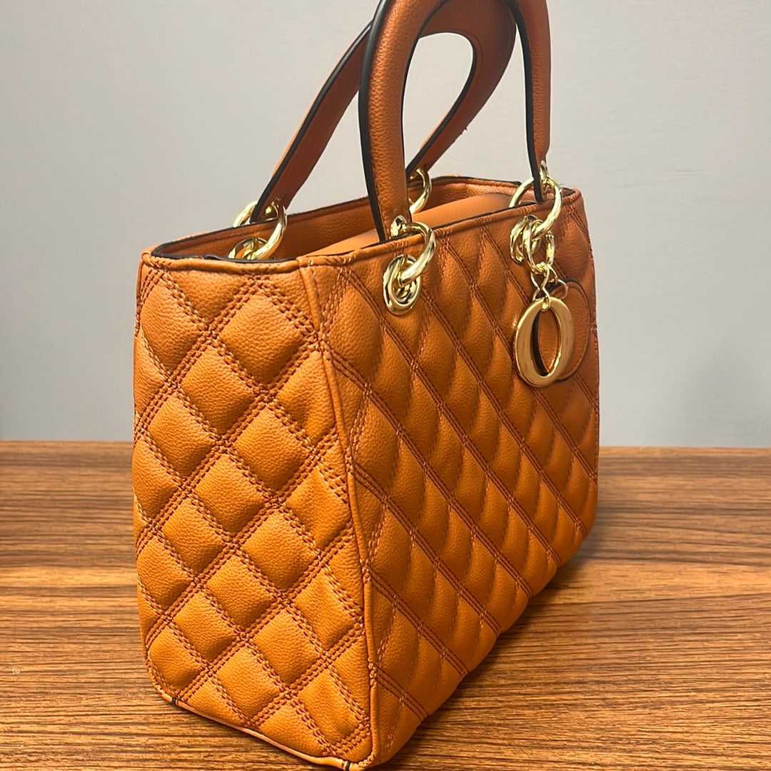 Quilted Cognac