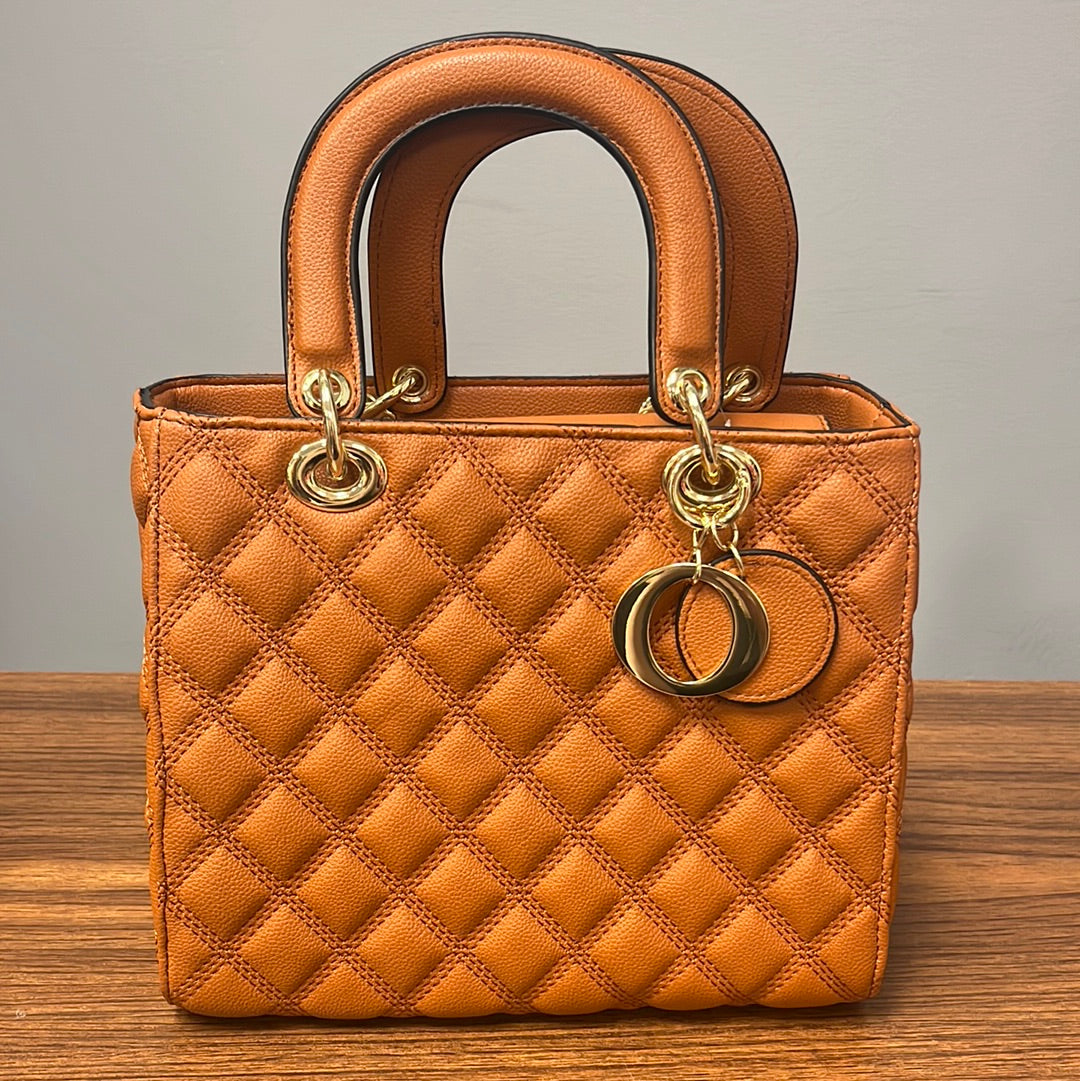 Quilted Cognac