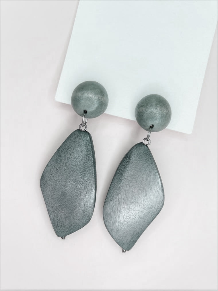 Grey Drop Clip-Ons