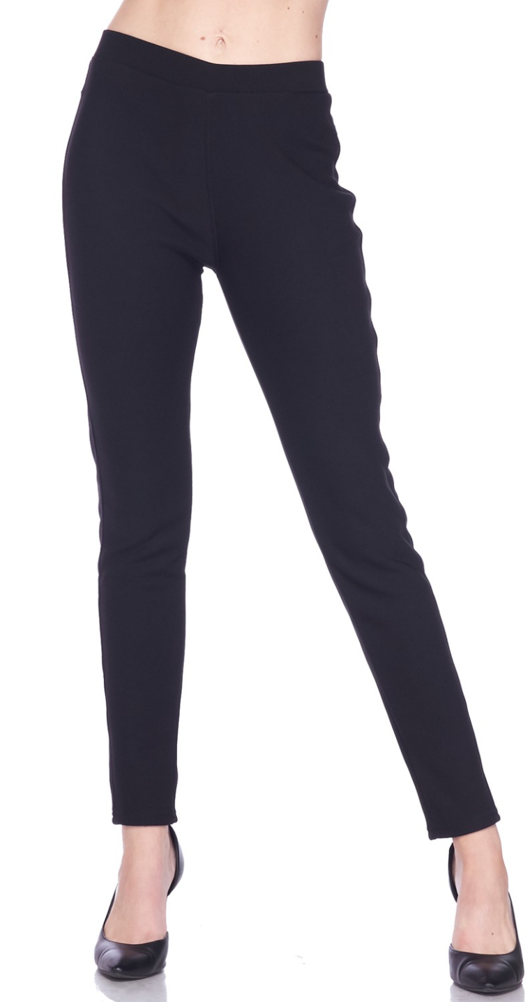 Sleek Slim Pants (Black)