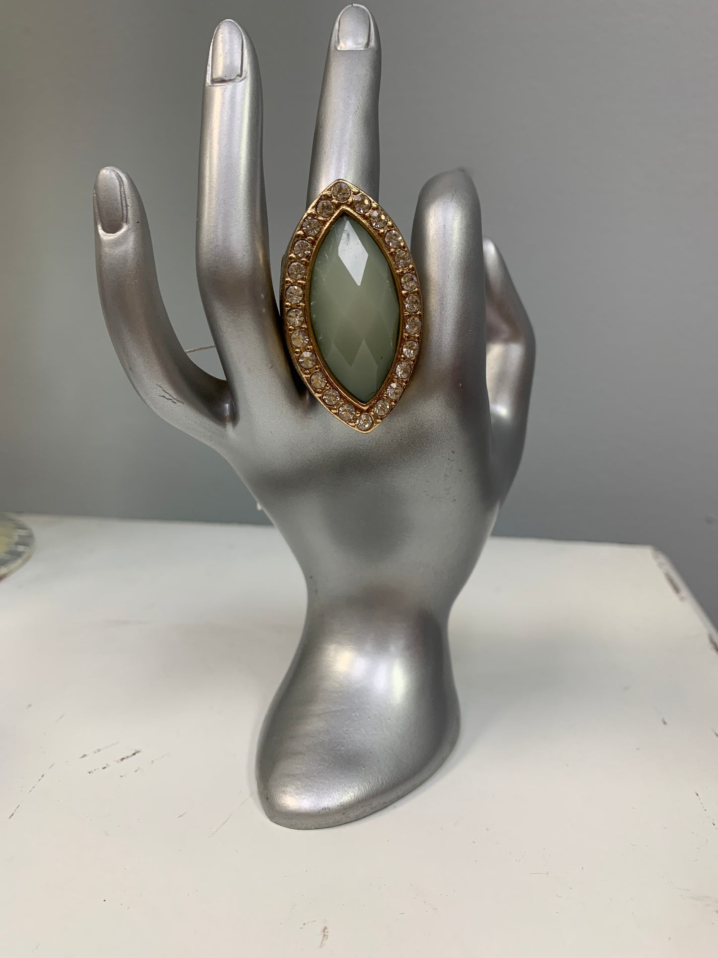 Green Gold Bling Ring