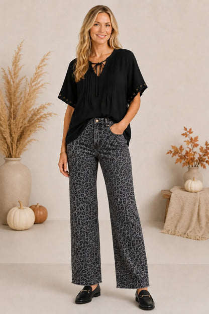 Wild Side Wide Leg Jeans
