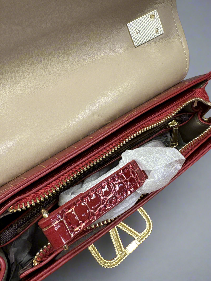 Golden Garnet Satchel