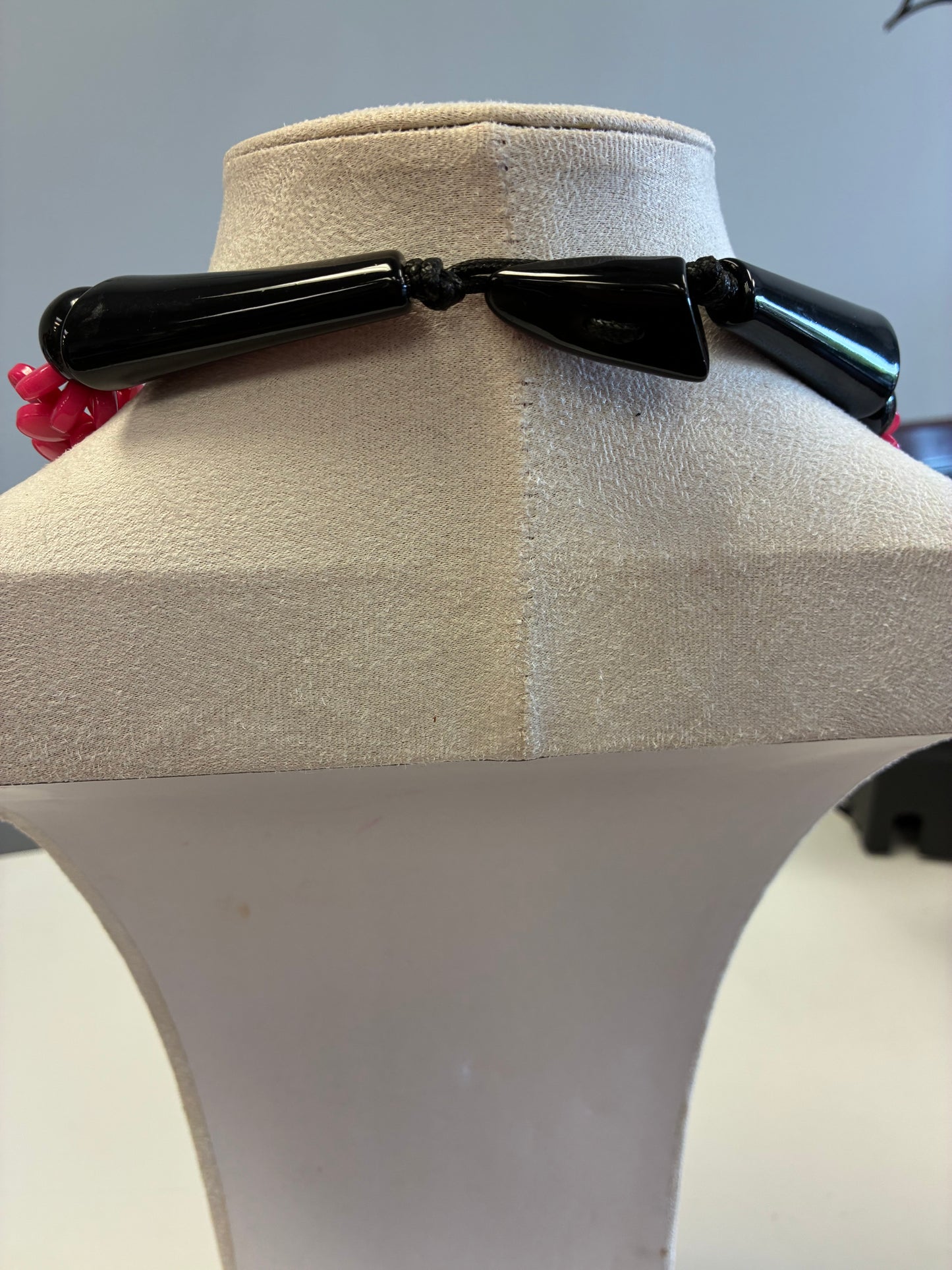 Pretty Pink Beaded Necklace