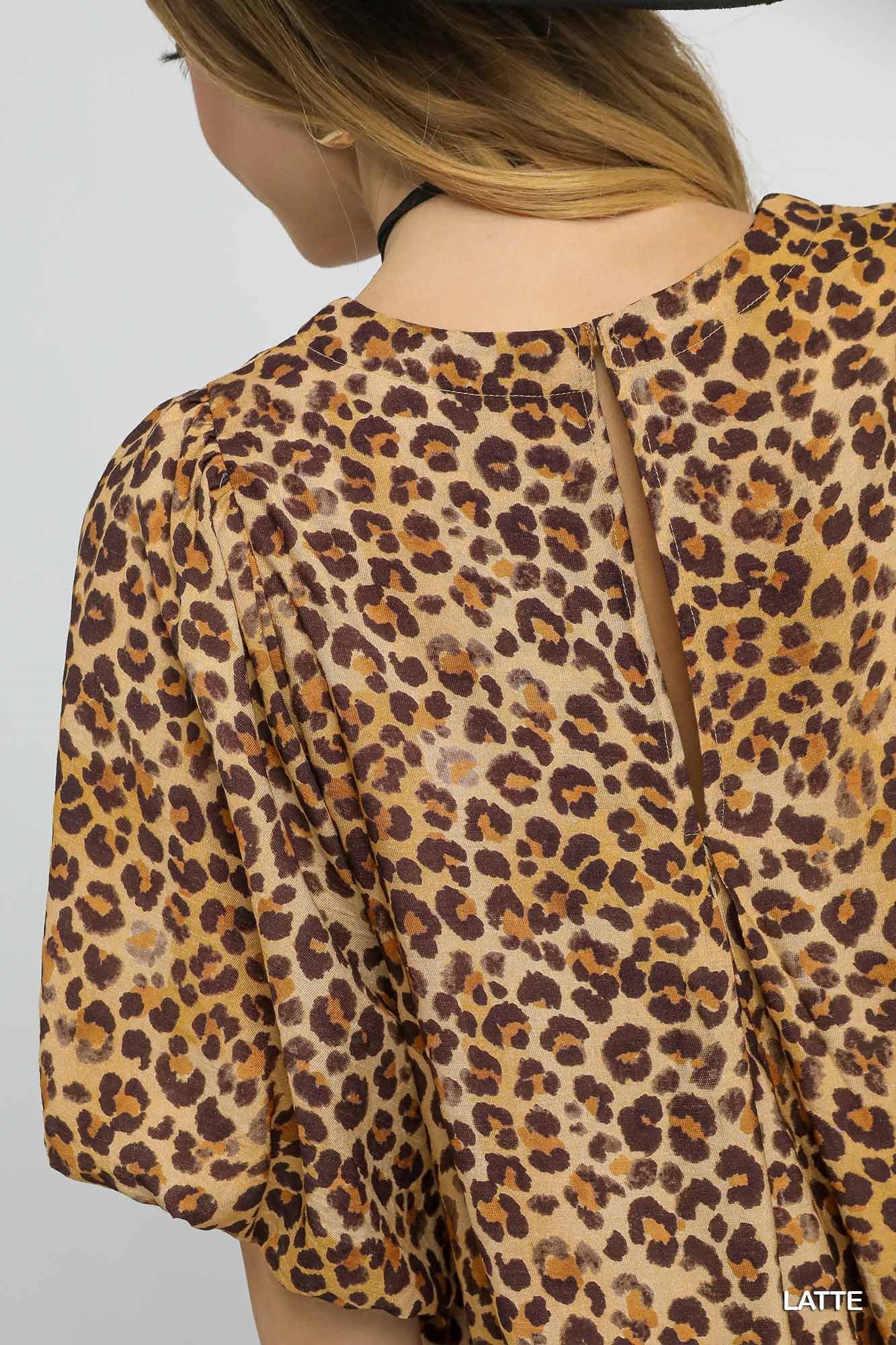 Lena Leopard Dress