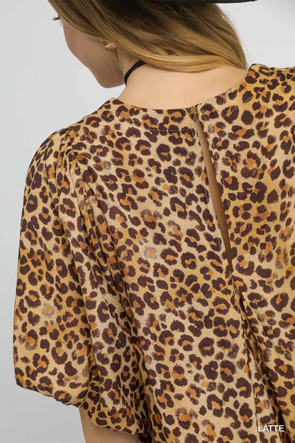 Lena Leopard Dress