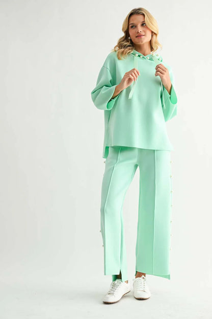 Mint Farrah Pearl Pants