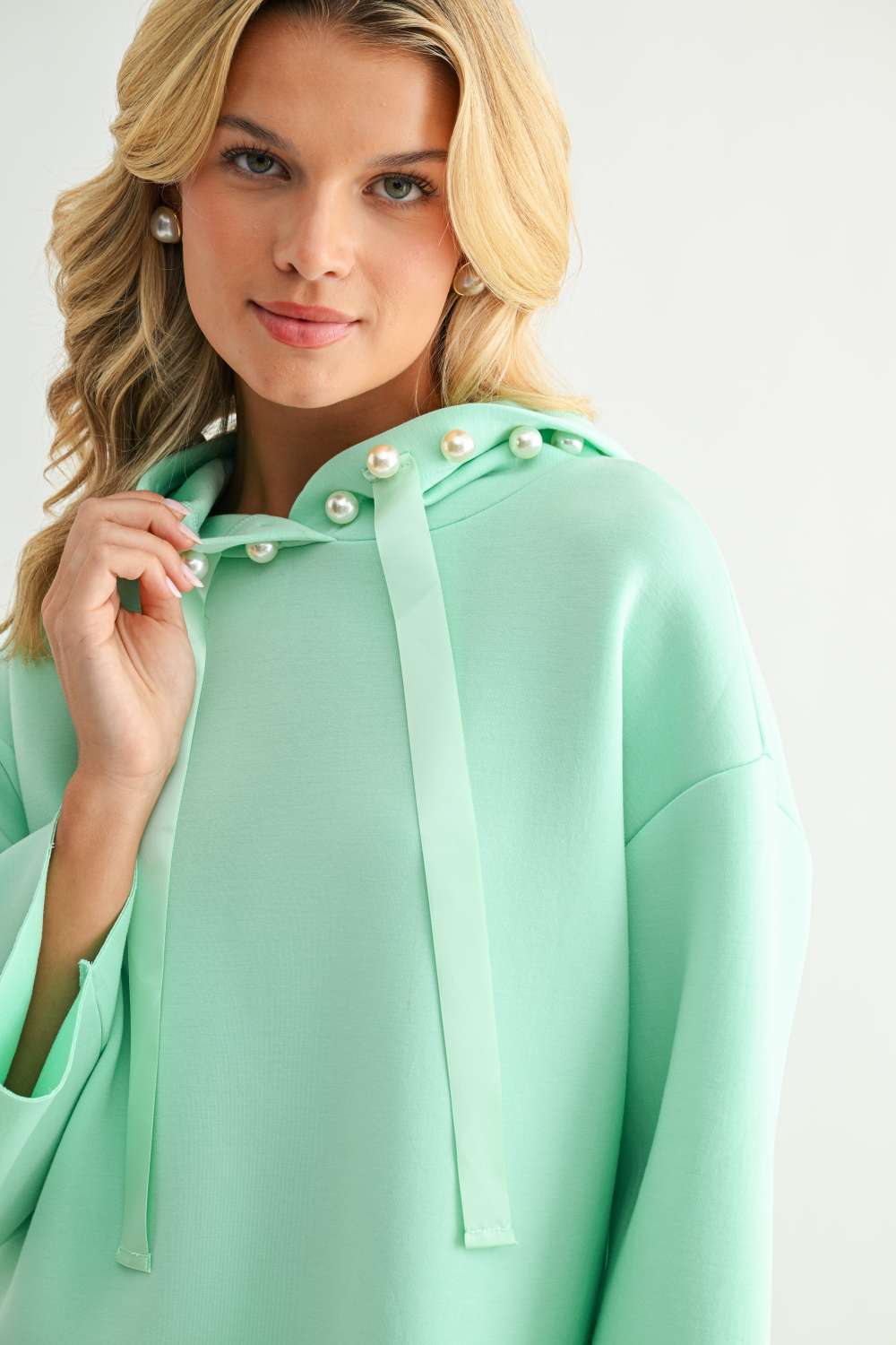 Mint Pearl Hoodie
