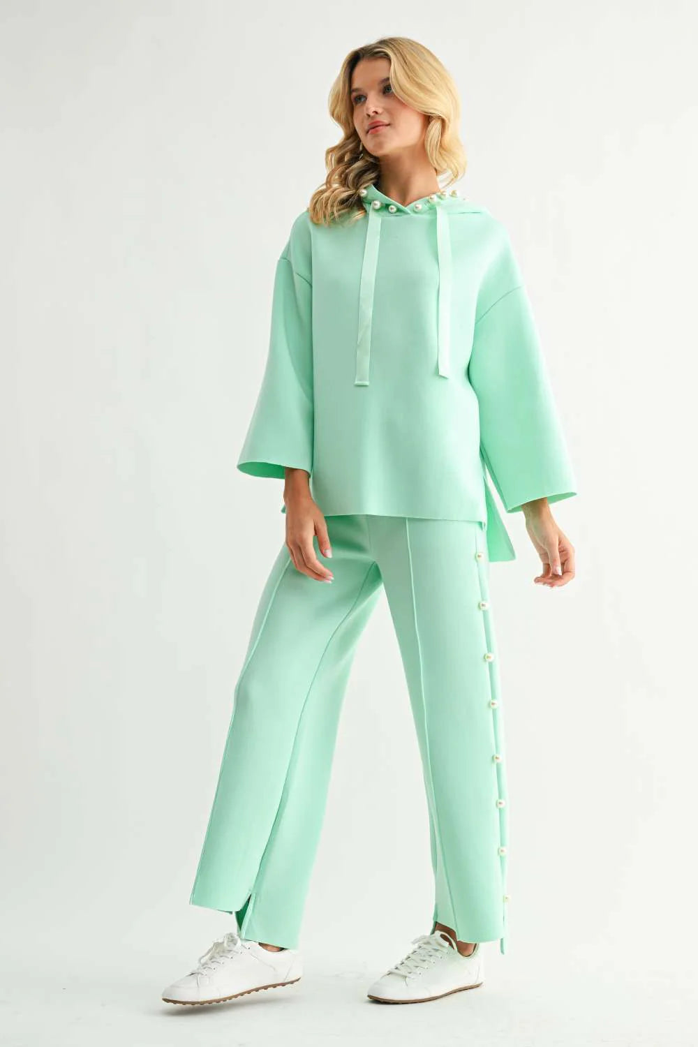 Mint Farrah Pearl Pants