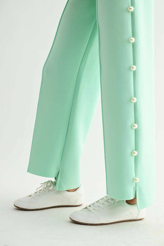 Mint Farrah Pearl Pants