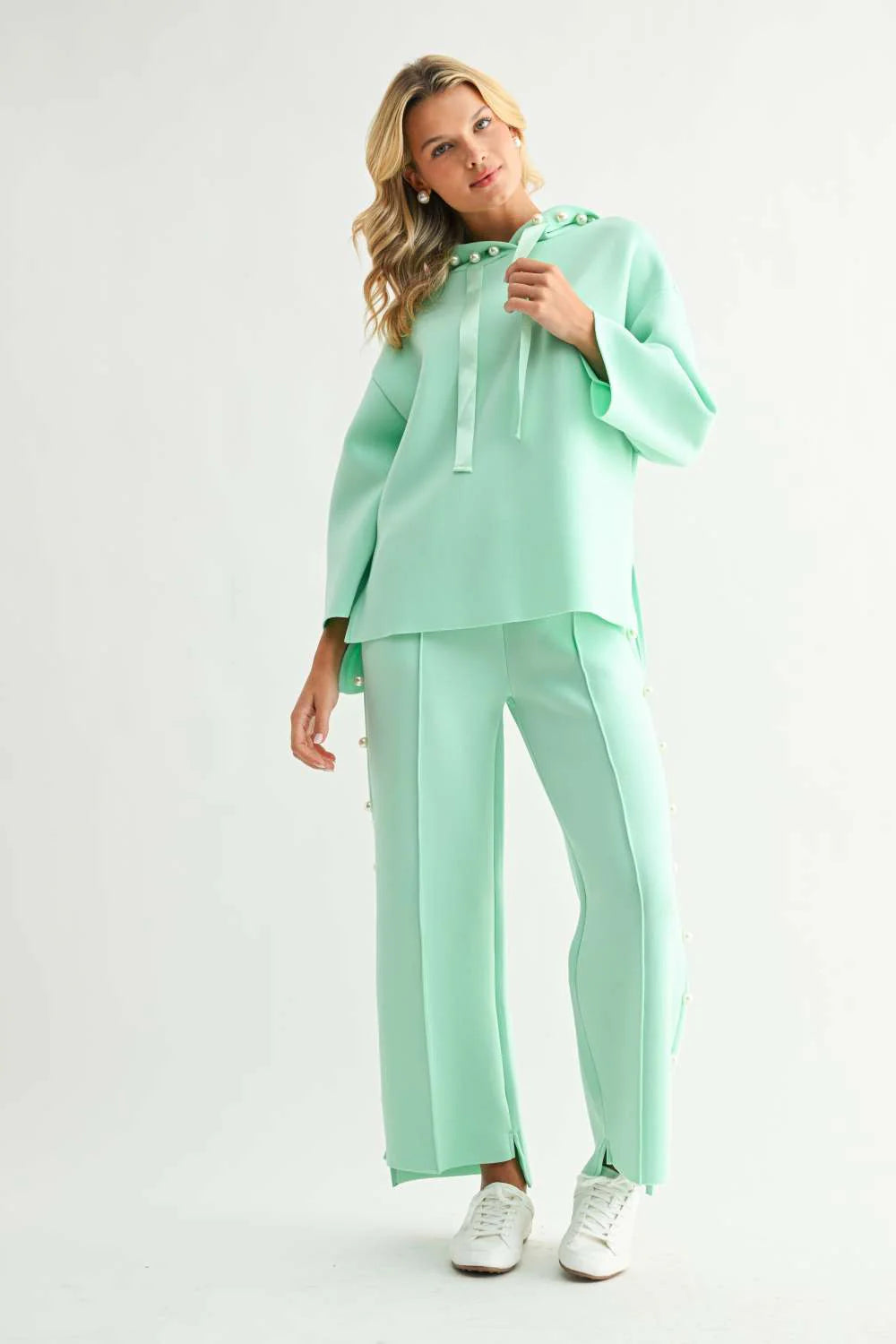 Mint Pearl Hoodie