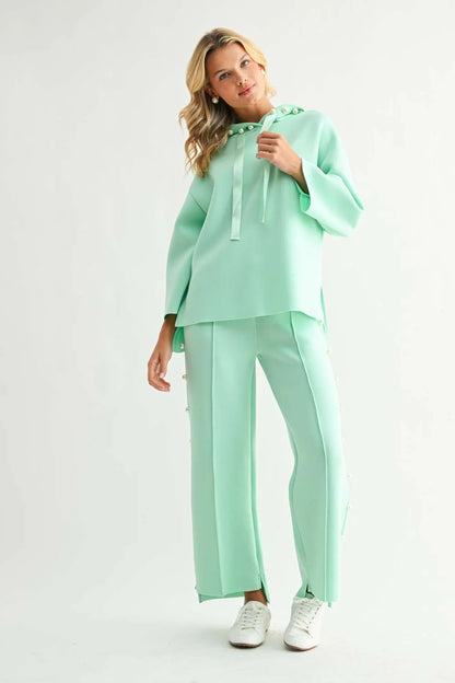Mint Pearl Hoodie