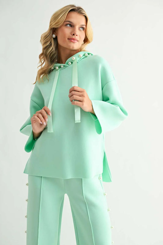Mint Pearl Hoodie