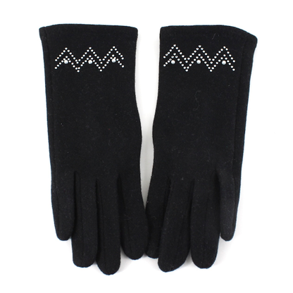 Black Sparkle Gloves