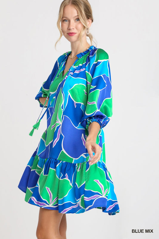 Blue Mix Dress