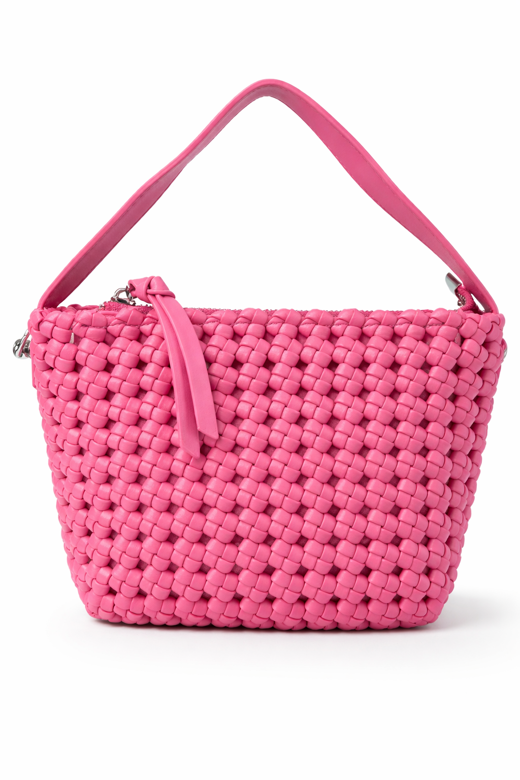 Bubblegum Woven Handbag