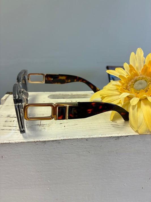 Clearly Tortoise Sunnies