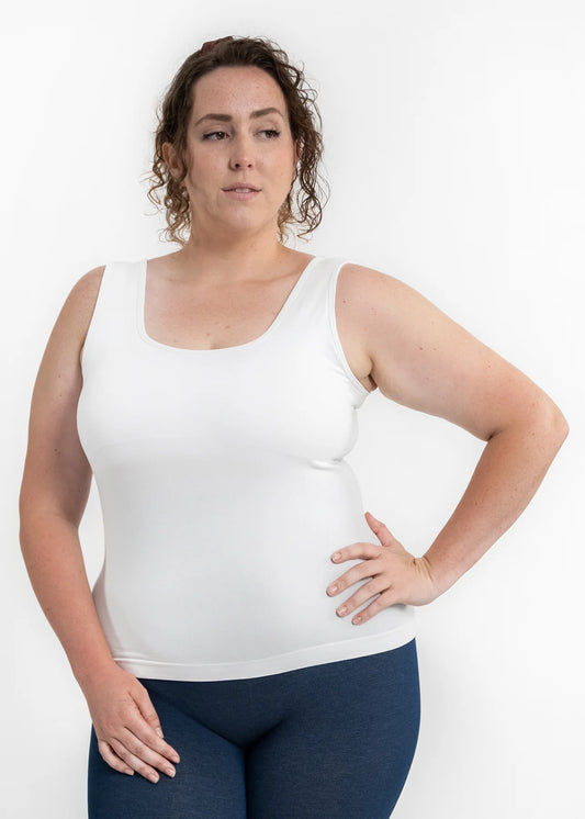 Curvy Built-In Bra Tank