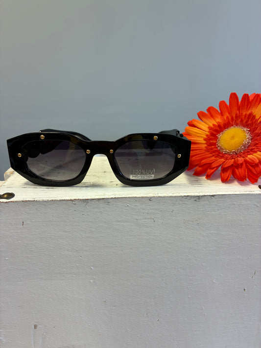 Black Studded Sunnies
