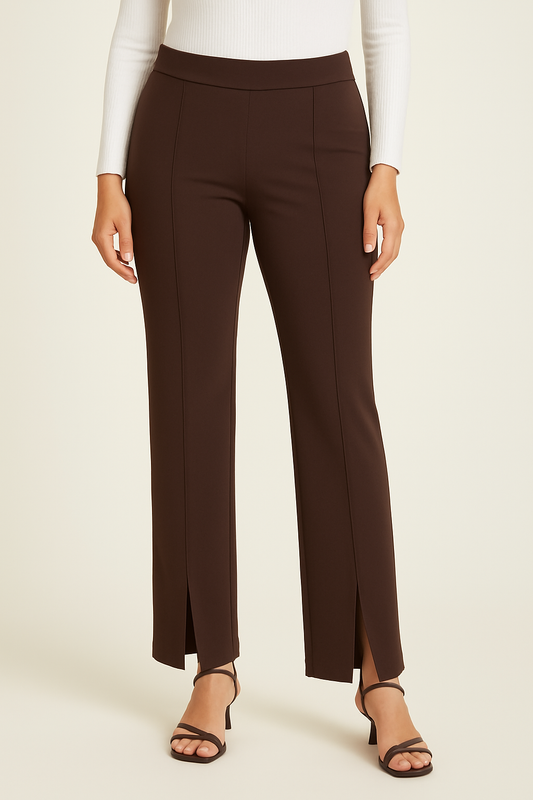 Split Front Ponte Pant