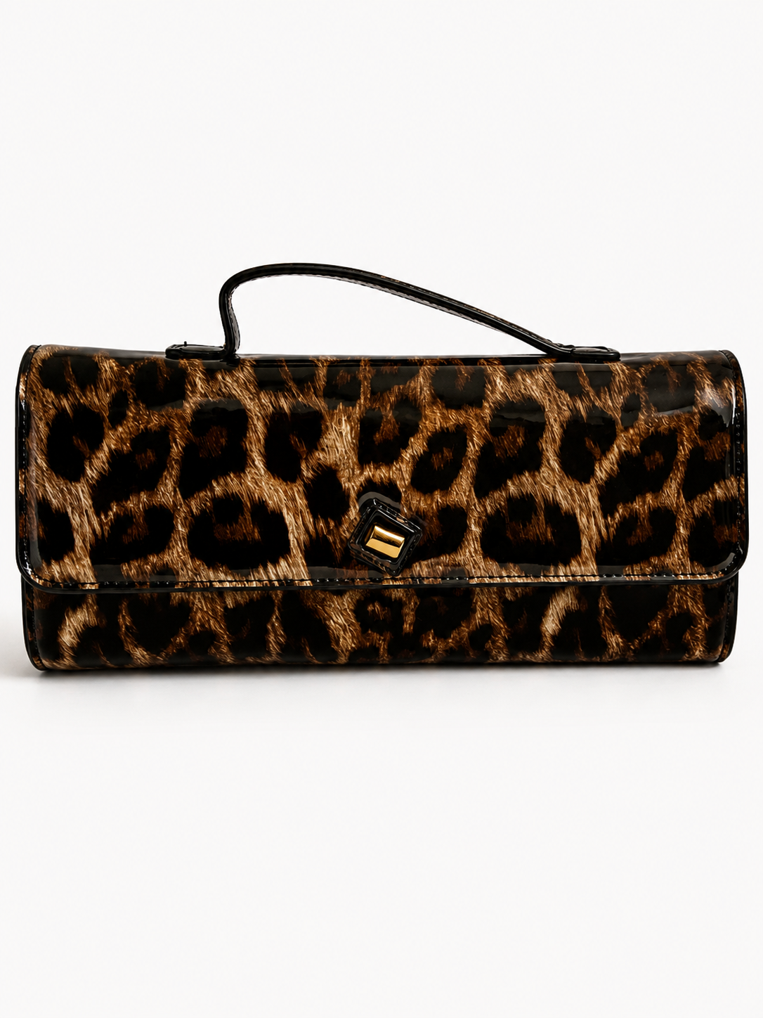 After Dark Leopard Clutch