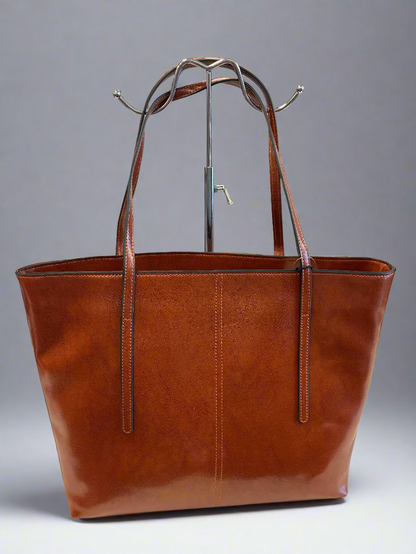 Caramel Luxe Shoulder Bag