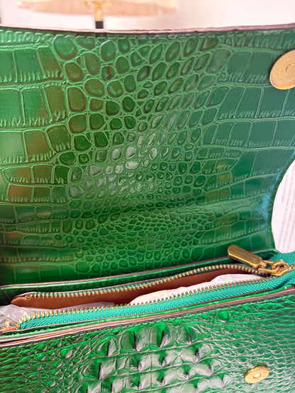 Elite Green Satchel