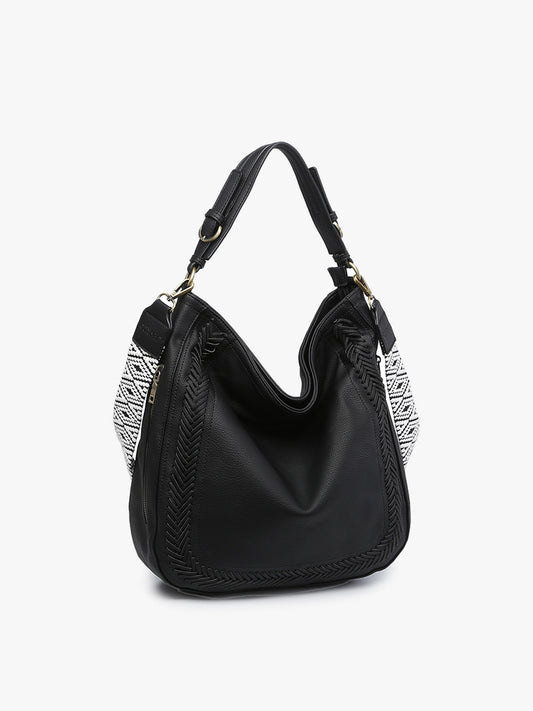 Aris Whipstitch Hobo Bag