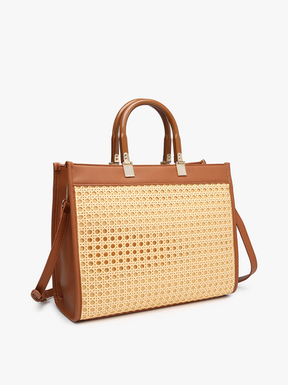 Mia Rattan Tote