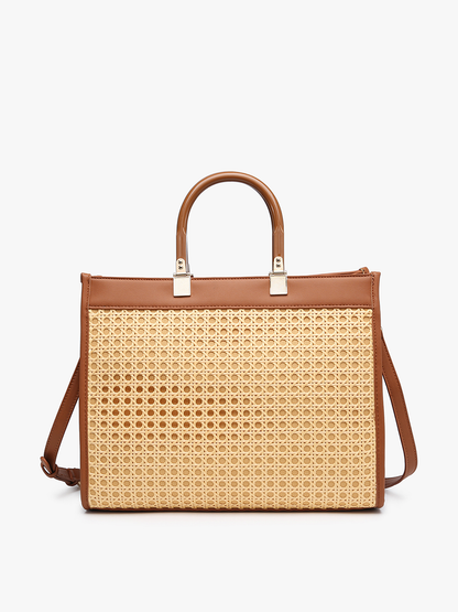 Mia Rattan Tote