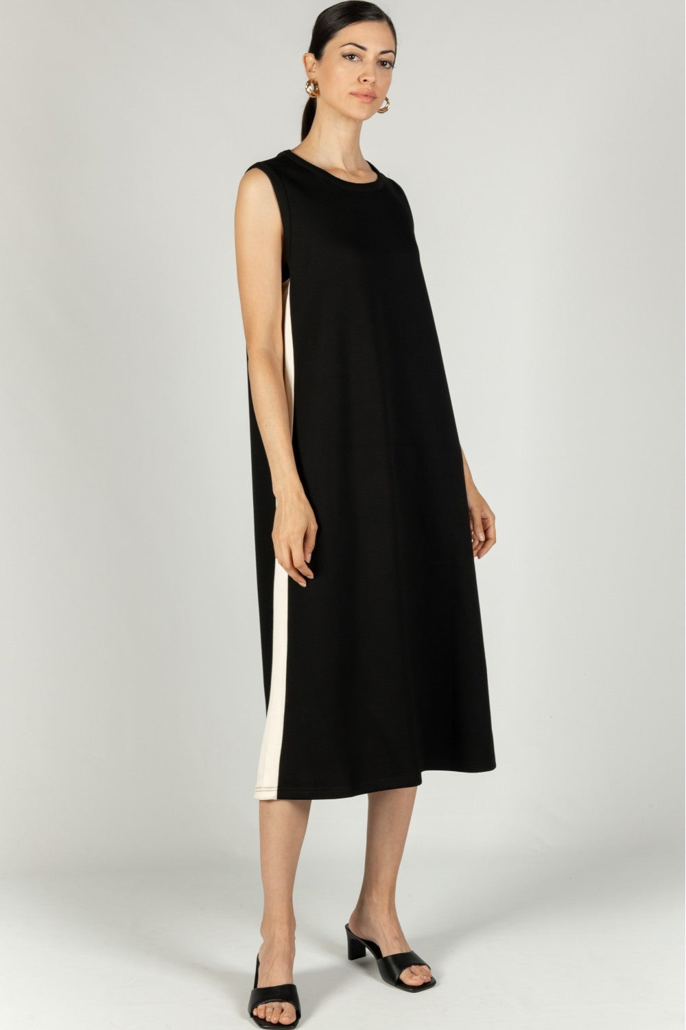 Butter Modal Side-Stripe Dress