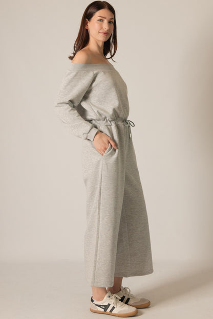 Haeather Sunday Stroll Off-Shoulder Jumpsuit