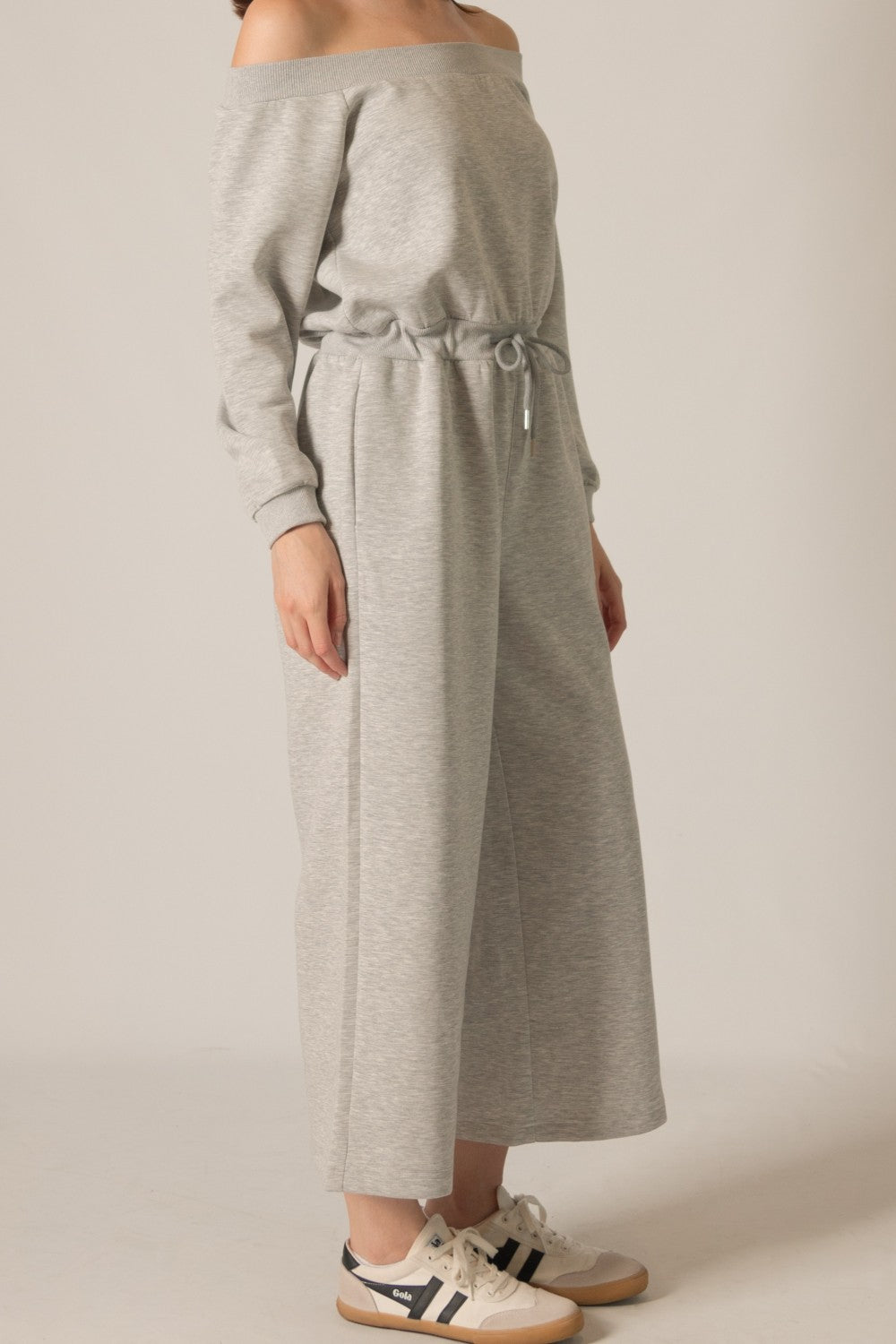 Haeather Sunday Stroll Off-Shoulder Jumpsuit