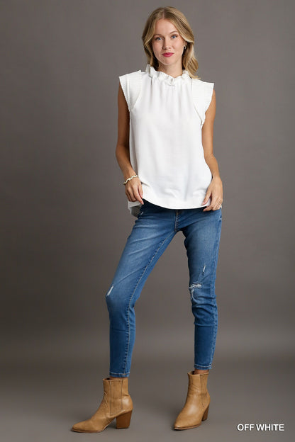 Pretty Pleats Pullover Top