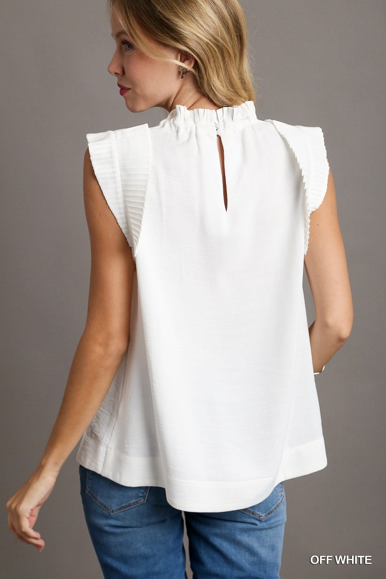Pretty Pleats Pullover Top