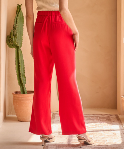 Fiery Red Trousers
